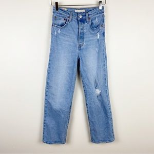 Levi's Ribcage Straight Ankle Jeans 25